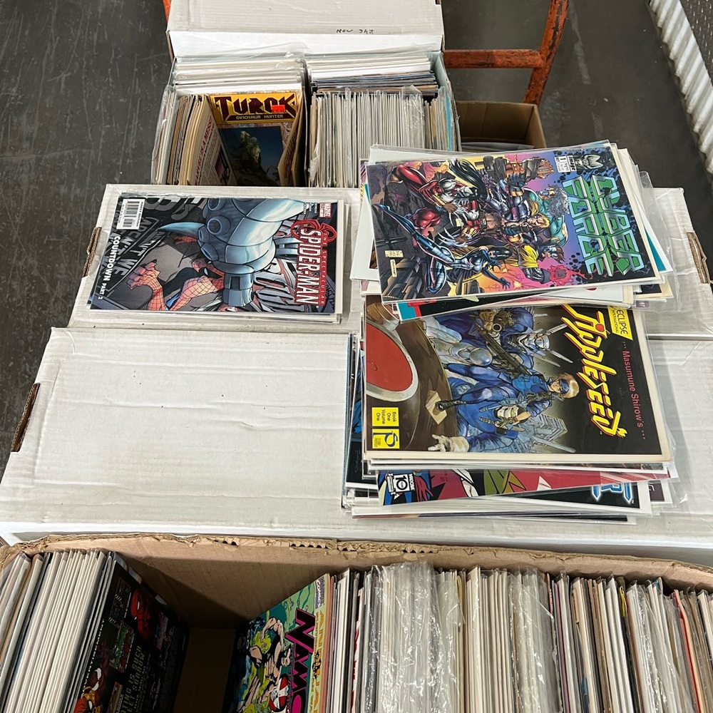 50 random assorted Comic Books era 80s 90s 2000s. It can be many lots available.
